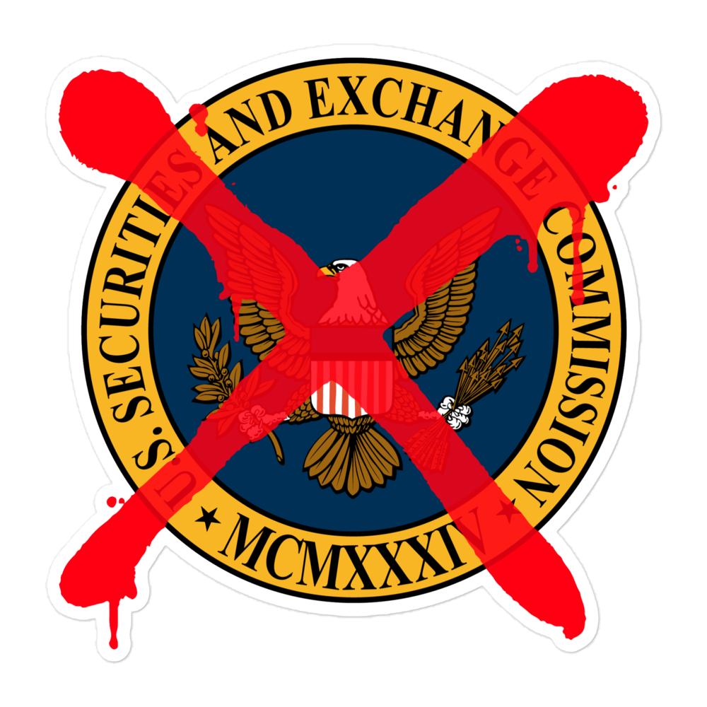 FUCK THE SEC Sticker
