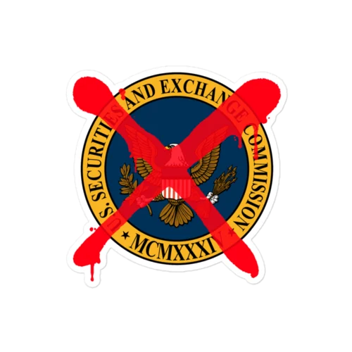 FUCK THE SEC Sticker