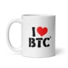 I Love BTC mug