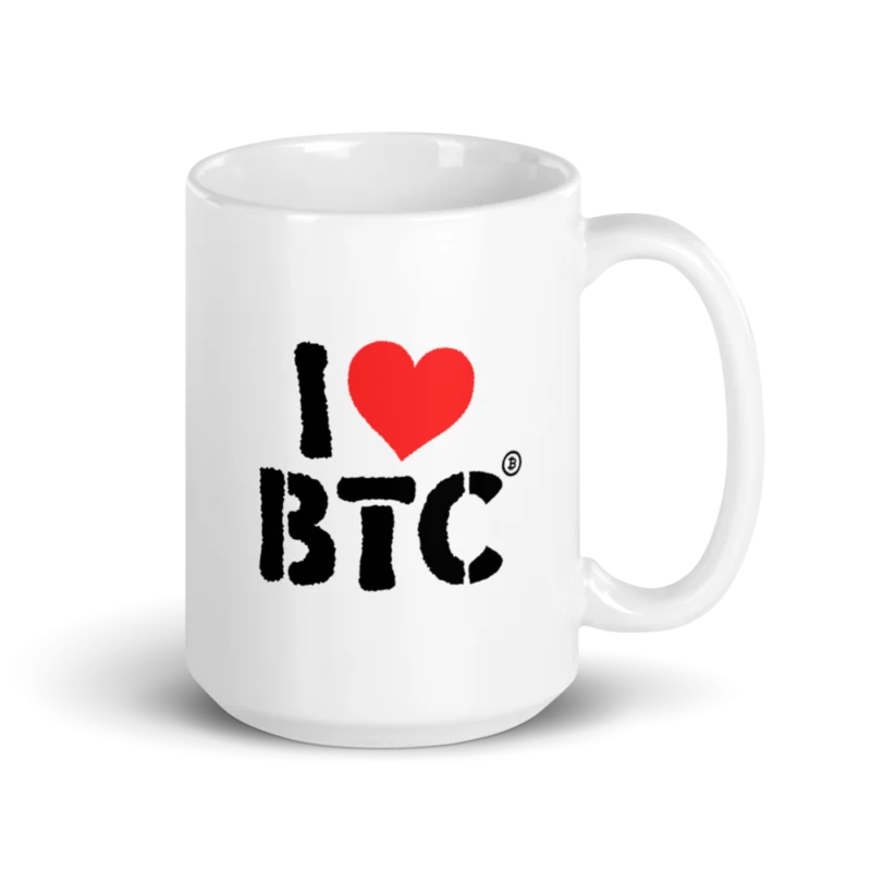 I Love BTC mug