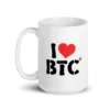 I Love BTC mug