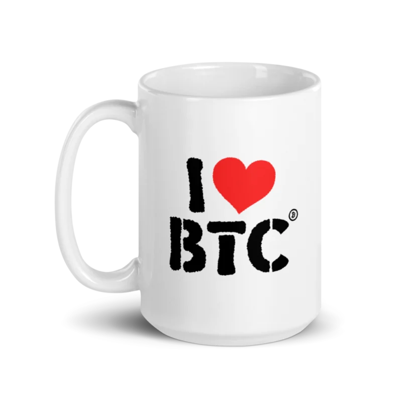 I Love BTC mug