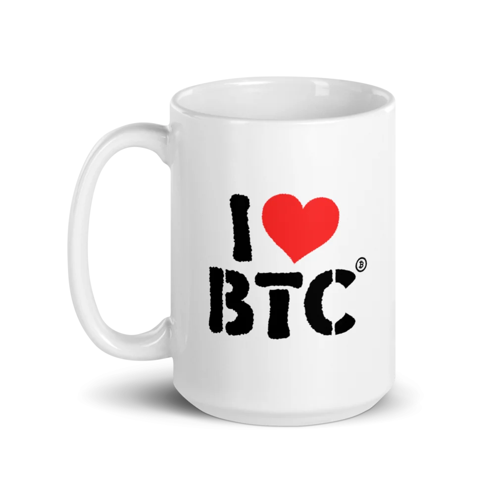 I Love BTC mug - Image 4