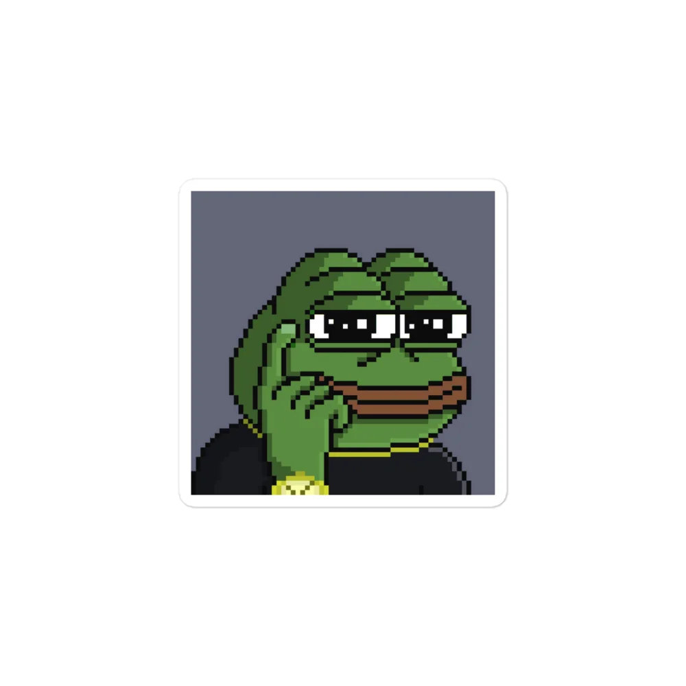 $PEPE Smart Meme Sticker - Image 2