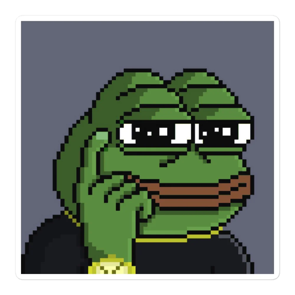 $PEPE Smart Meme Sticker - Image 3