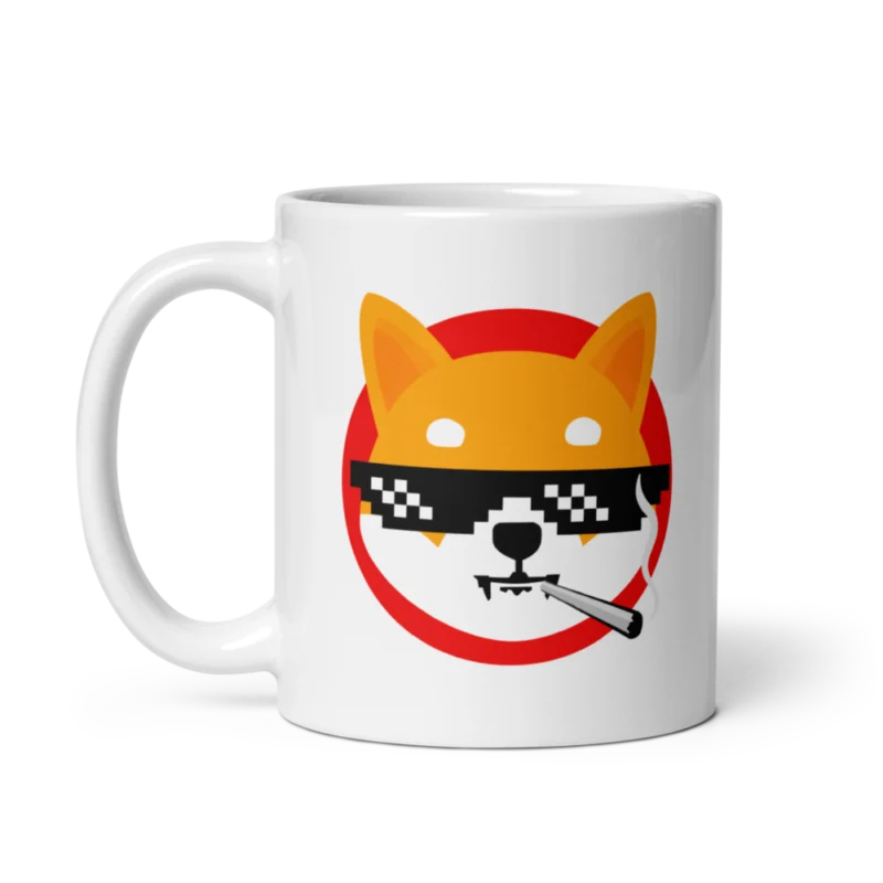 Shiba Inu x Thug Life mug
