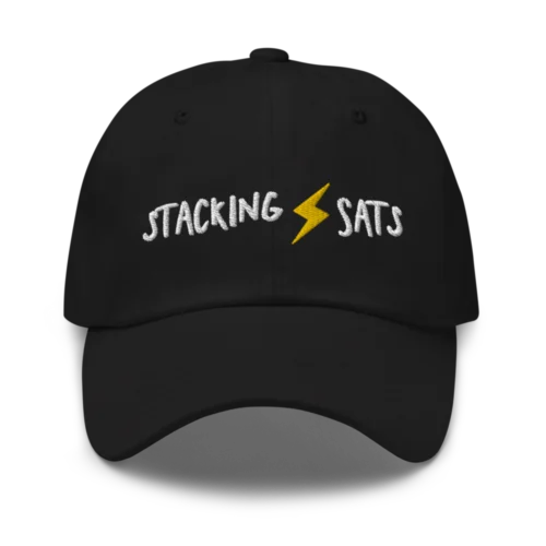 Stacking Sats Baseball Cap
