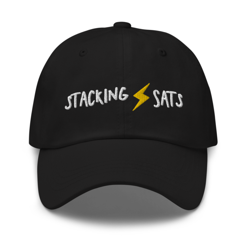 Stacking Sats Baseball Cap
