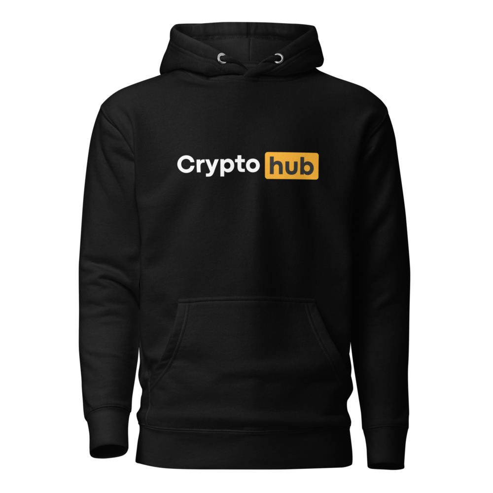 unisex premium hoodie black front 6501d03f0b579 - Crypto Hub Hoodie
