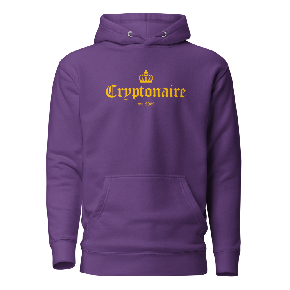 unisex premium hoodie purple front 64fecb897d23a - Cryptonaire Hoodie