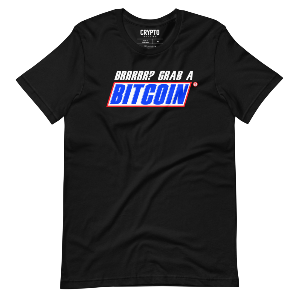 unisex staple t shirt black front 6501e43c9f9a4 - Grab a Bitcoin T-Shirt