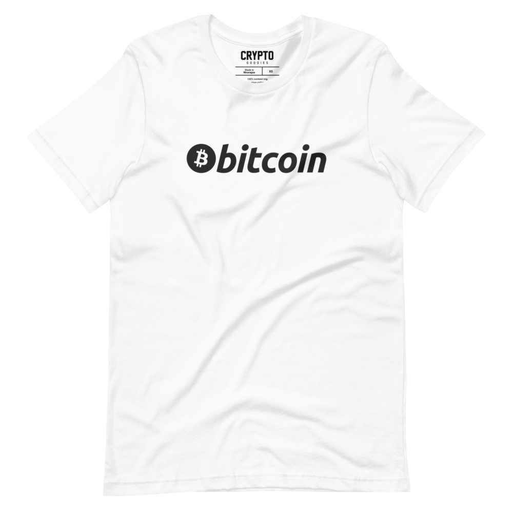 unisex staple t shirt white front 6501d34c5c2a9 - Bitcoin Classic Black Logo T-Shirt