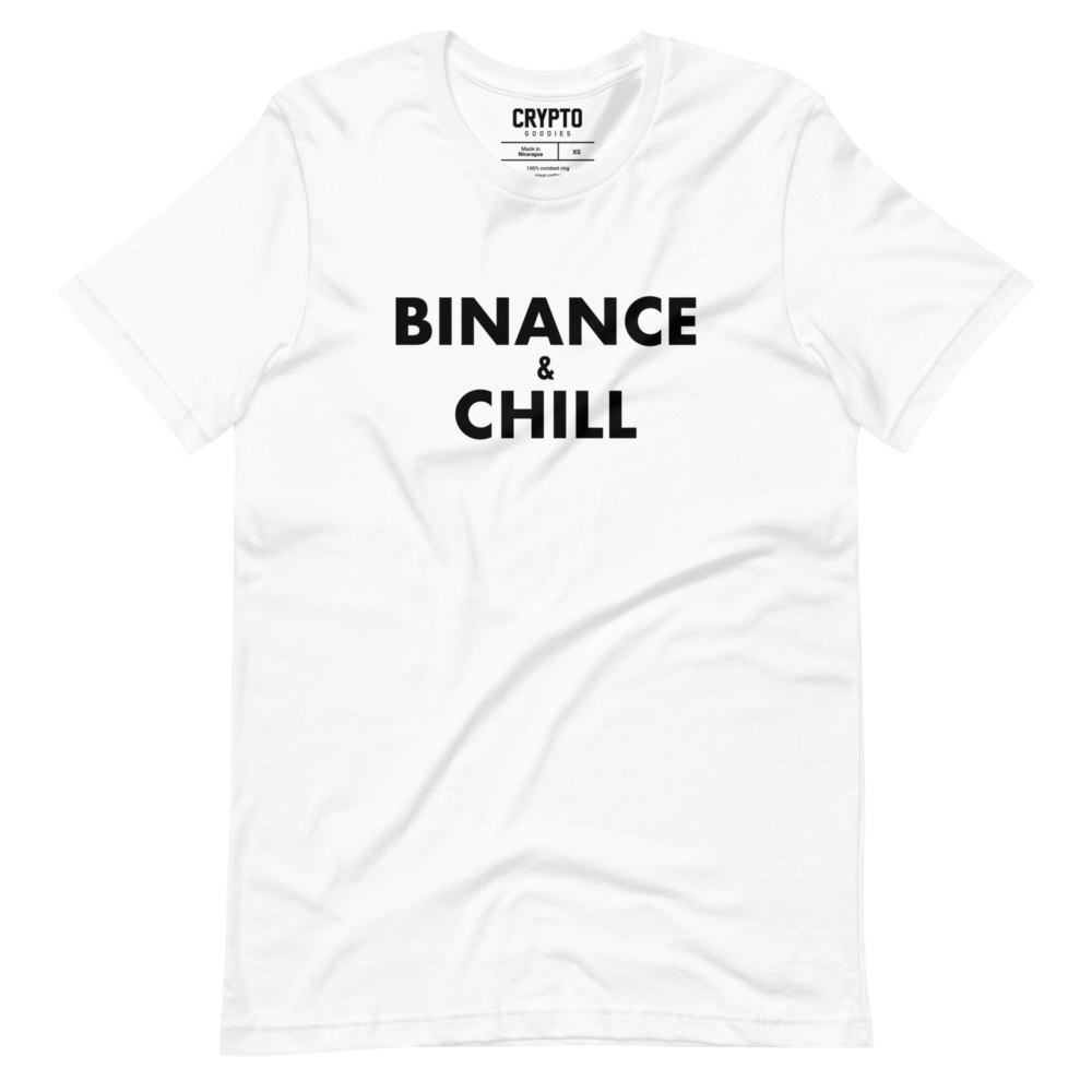 unisex staple t shirt white front 6501dd82d6907 - Binance & Chill T-Shirt
