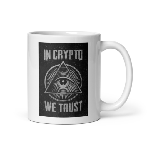 white glossy mug white 11oz handle on right 64ff27bace6d7 - In Crypto We Trust mug