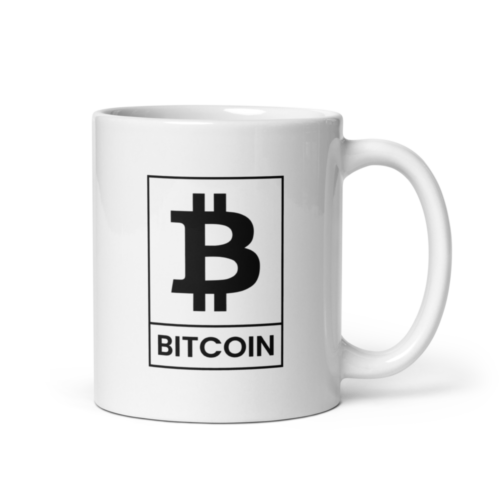 white glossy mug white 11oz handle on right 64ff4fa0b9eed - Bitcoin x Frame Mug