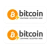 Bitcoin Lightning Accepted Here Stickers