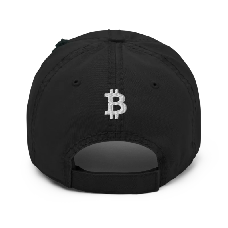 Bitcoin: New York Distressed Baseball Cap