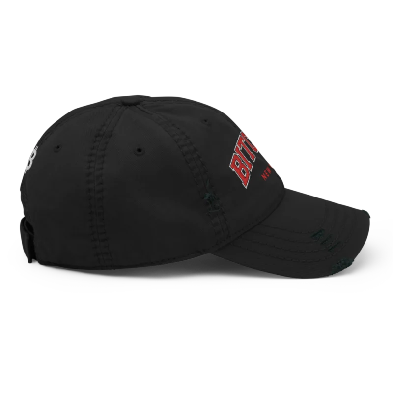 Bitcoin: New York Distressed Baseball Cap