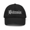 Bitcoin Old London Distressed Baseball Cap