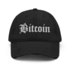Bitcoin Old London Distressed Baseball Cap