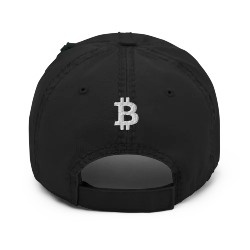 Bitcoin x Blessed Distressed Baseball Cap