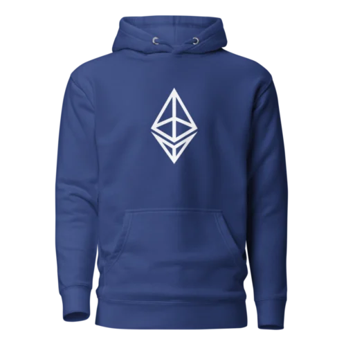 Ethereum Outline Logo Hoodie