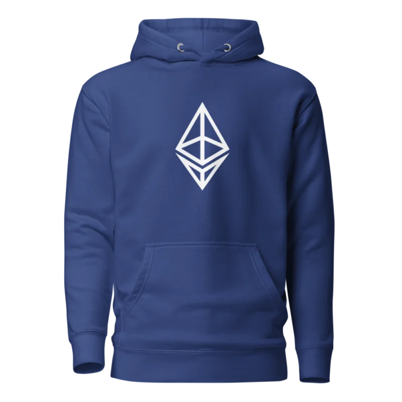 Ethereum Outline Logo Hoodie