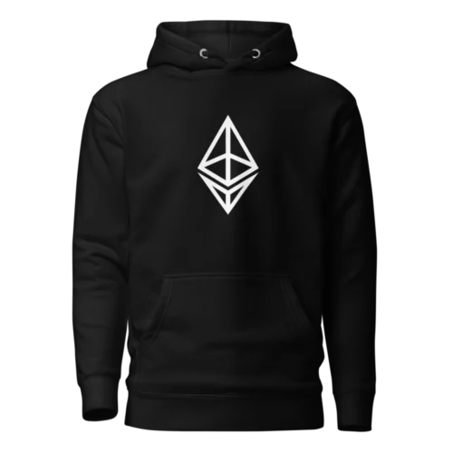 Ethereum Outline Logo Hoodie