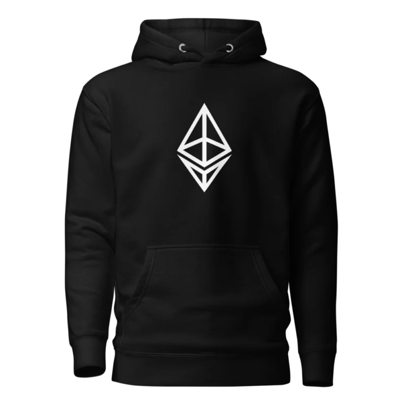 Ethereum Outline Logo Hoodie