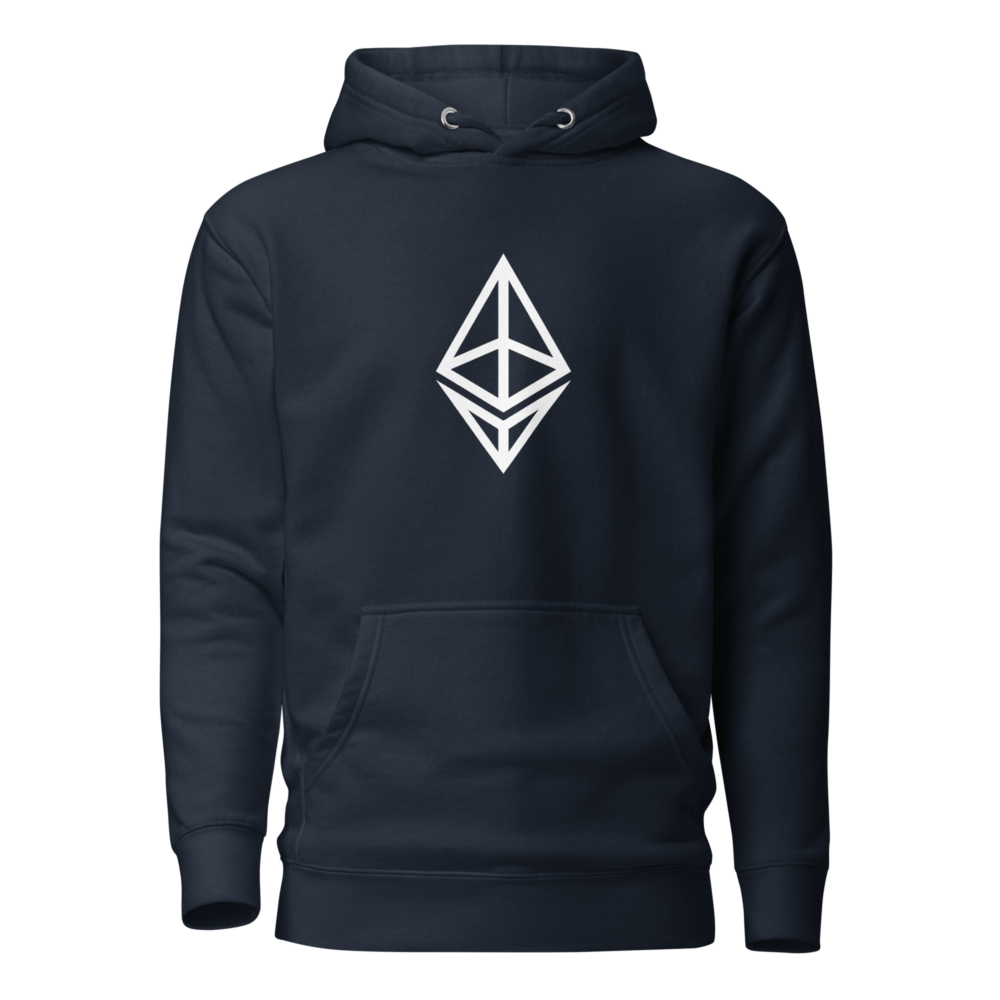 Ethereum Outline Logo Hoodie