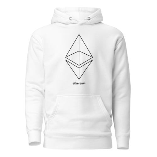 Ethereum Outline Logo Hoodie