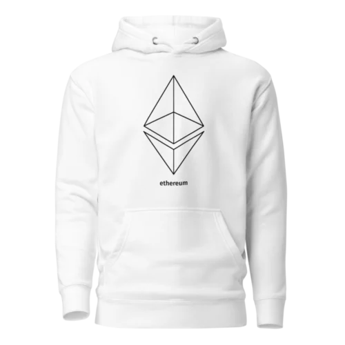 Ethereum Outline Logo Hoodie