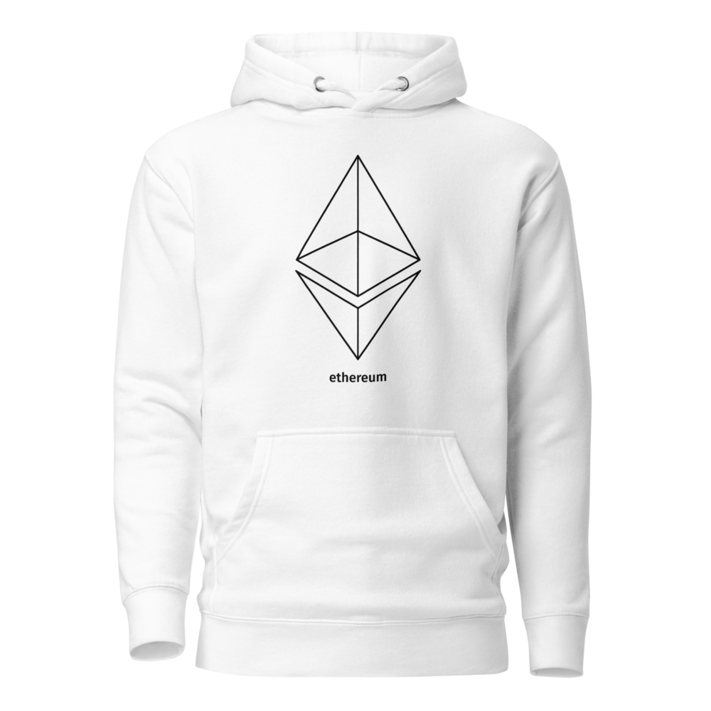 Ethereum Outline Logo Hoodie