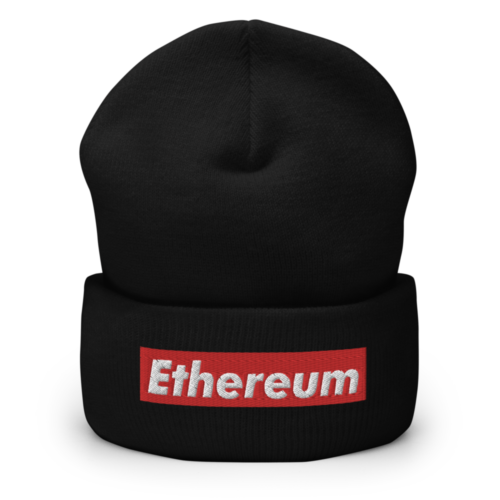 Ethereum (RED) Cuffed Beanie