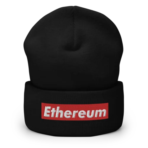 Ethereum (RED) Cuffed Beanie
