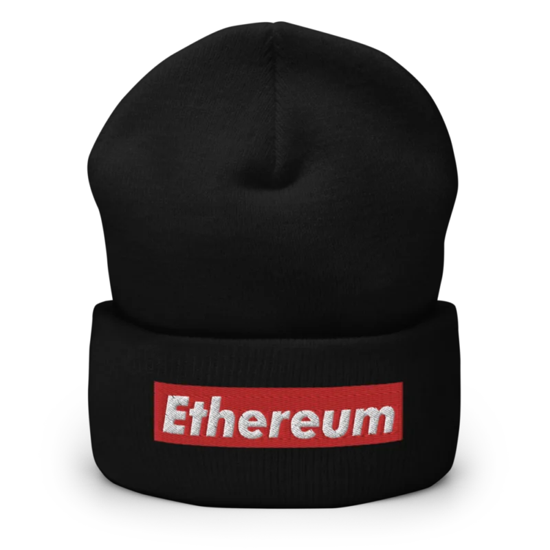 Ethereum (RED) Cuffed Beanie