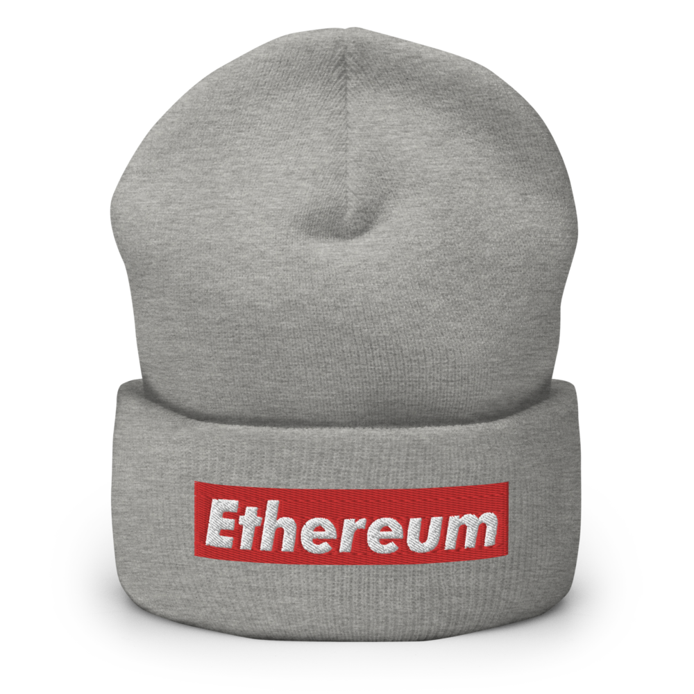 Ethereum (RED) Cuffed Beanie