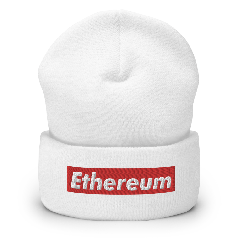 Ethereum (RED) Cuffed Beanie