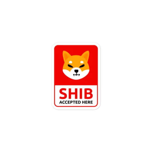 SHIB Accepted Here Sticker