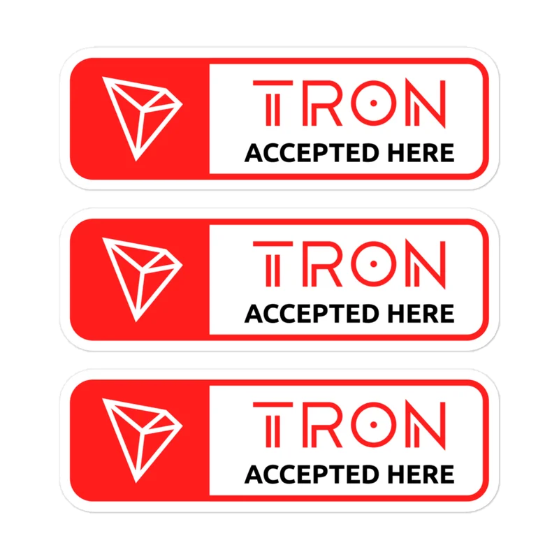 Tron Accepted Here Stickers