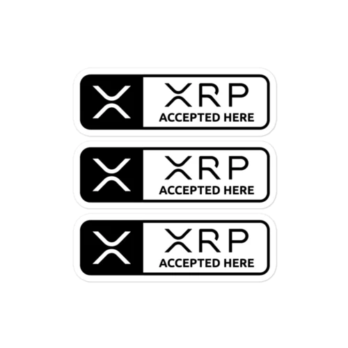 XRP Accepted Here Stickers
