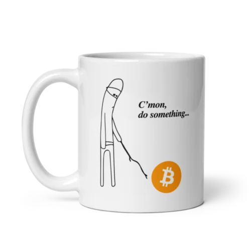 Bitcoin, C’mon Do Something Meme Mug