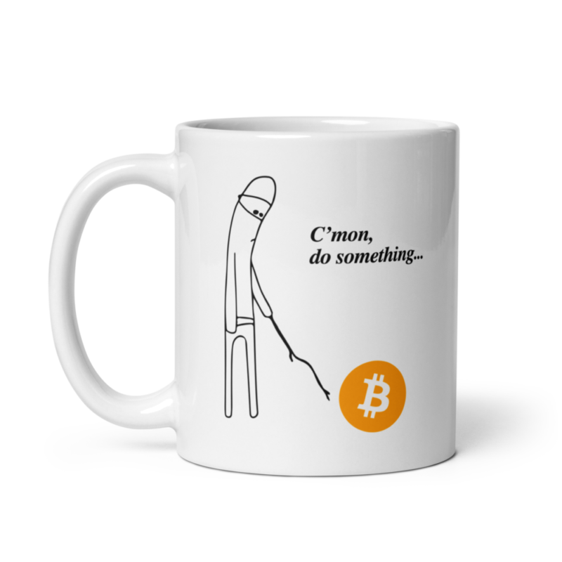 Bitcoin, C'mon Do Something Meme Mug