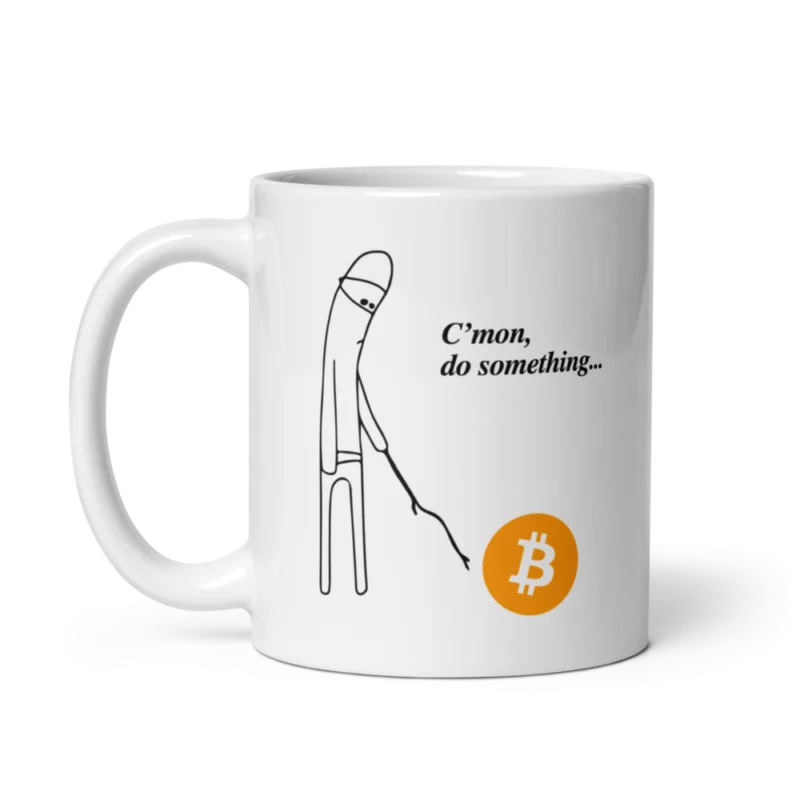 Bitcoin, C'mon Do Something Meme Mug