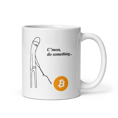 Bitcoin, C’mon Do Something Meme Mug