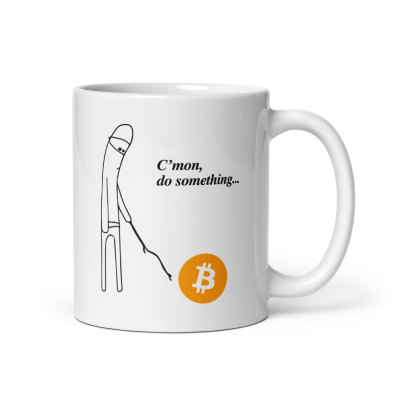 Bitcoin, C'mon Do Something Meme Mug