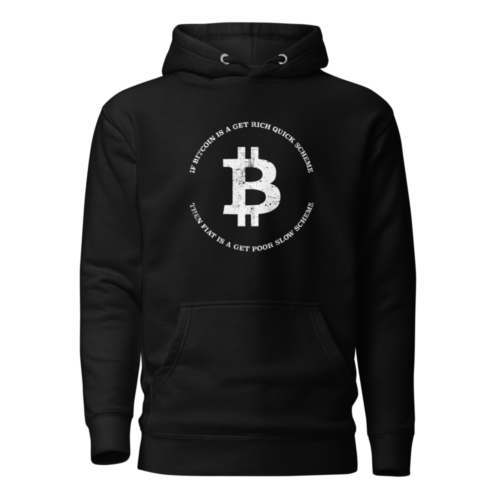 Bitcoin: Get Rich Quick Scheme Hoodie