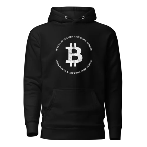 Bitcoin: Get Rich Quick Scheme Hoodie