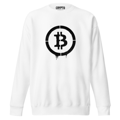 Bitcoin Stencil Sweatshirt