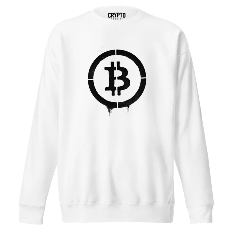 Bitcoin Stencil Sweatshirt